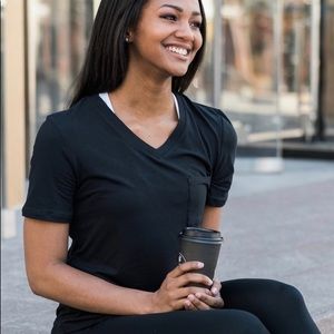 Zyia black go to pocket V